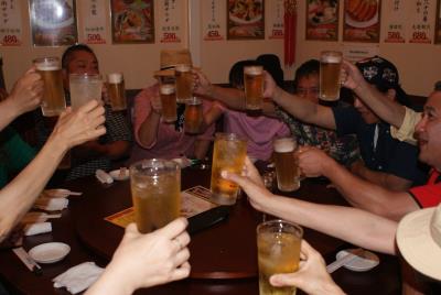 打ち上げ（乾杯）